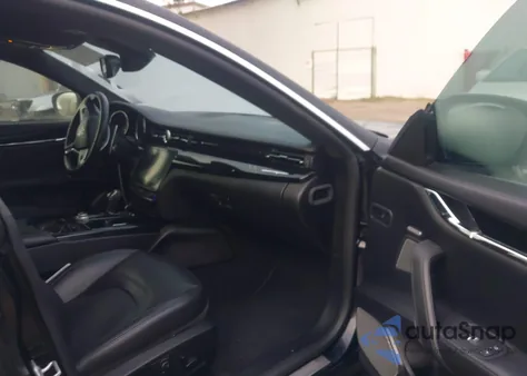 2017 Maserati Quattroporte S Granlusso из США, поврежденный, VIN ZAM56RPL4H1244891